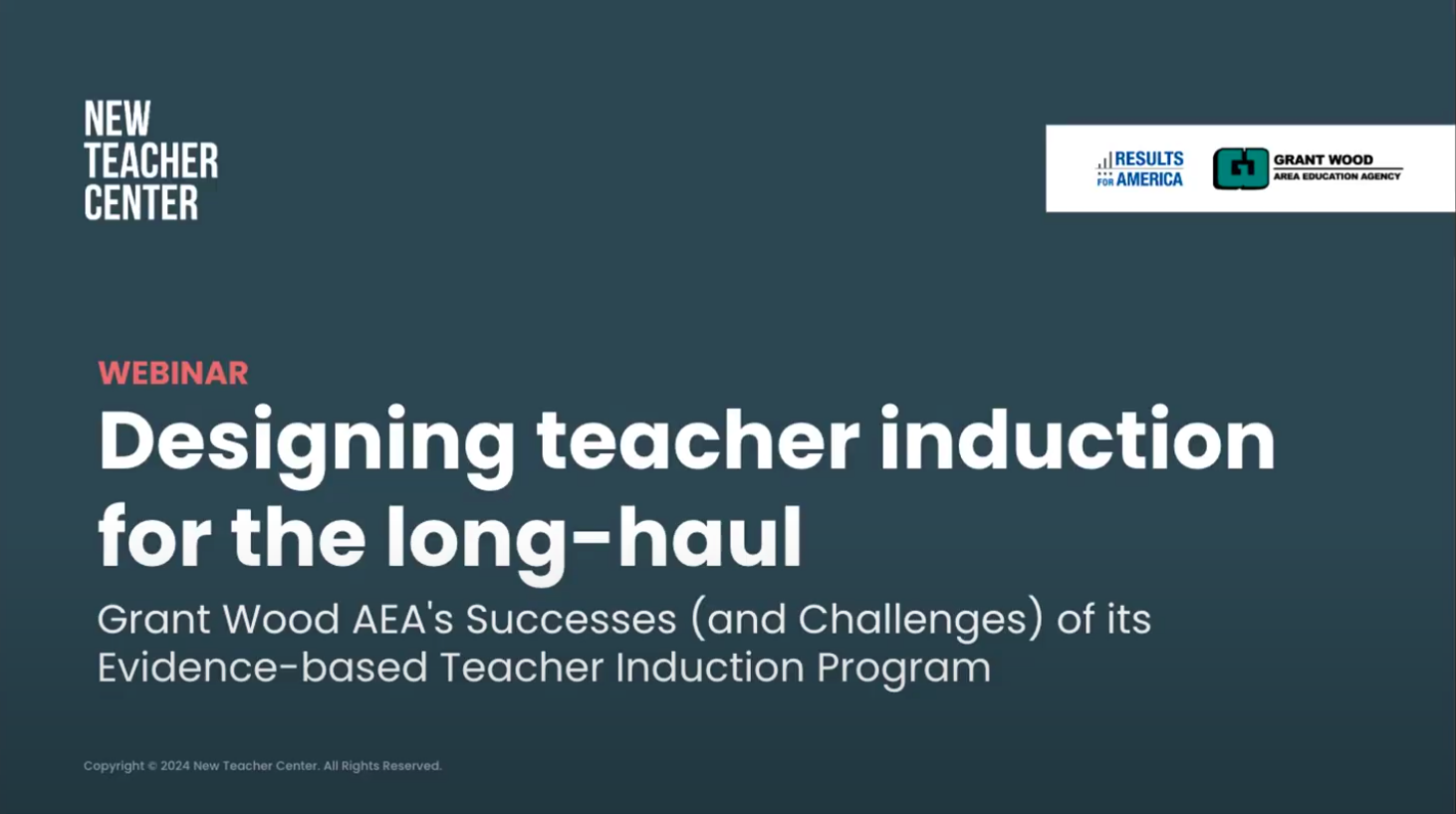 Designing teacher induction for the long-haul