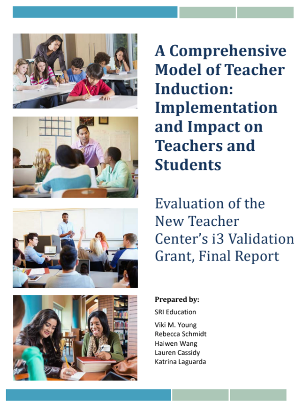 Report Cover Image: A Comprehensive Model of Teacher Induction