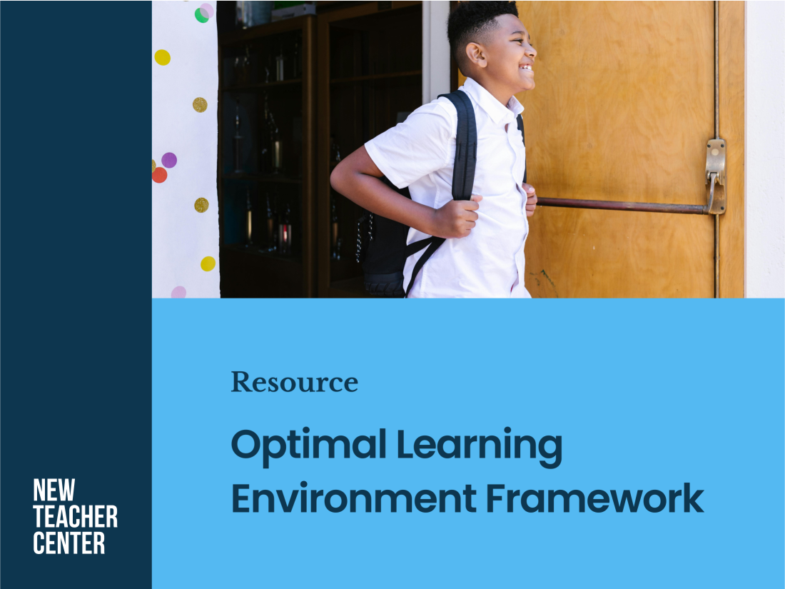 Optimal Learning Environment Framework Cover