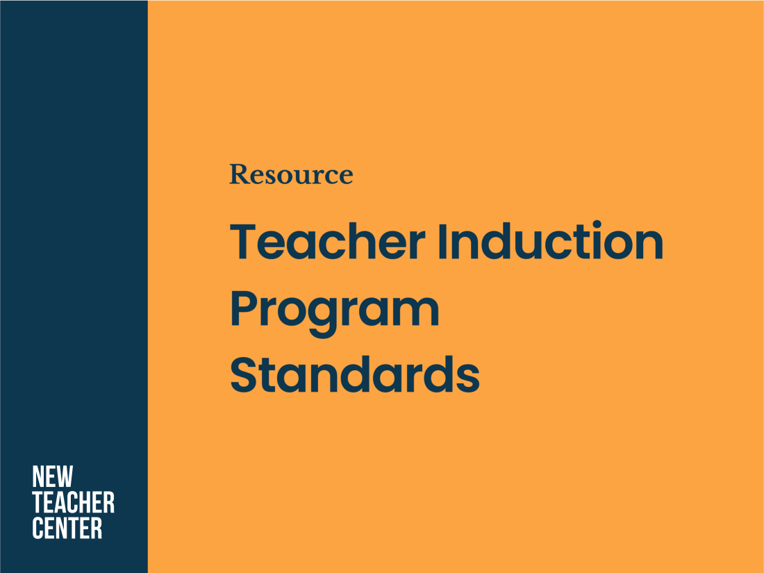 Teacher Induction Program Standards Cover