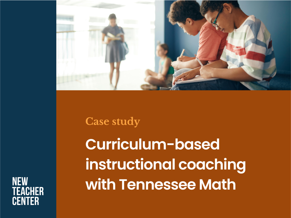 Curriculum-based instructional coaching with Tennessee Math | Resources ...